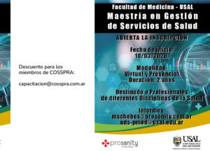 Facultad de Medicina – USAL Maestría en Gestión de Servicios de Salud